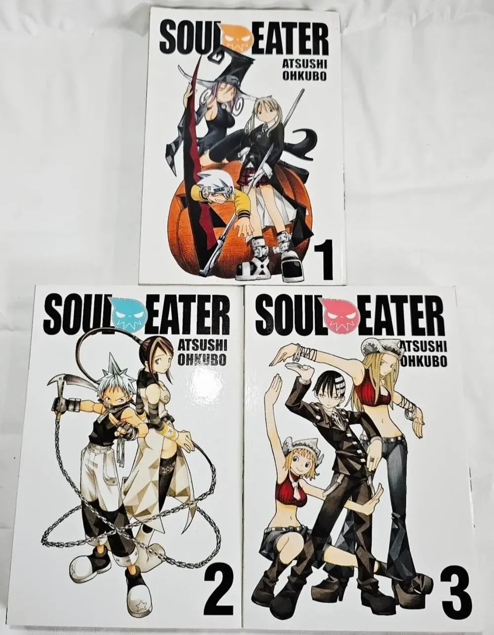 Soul Eater Manga Vol. 1,2,3 by Atsushi Ohkubo English Paperback Graphic Novels